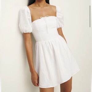 Reformation puff sleeve dress never been worn